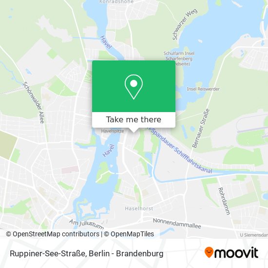 Ruppiner-See-Straße map