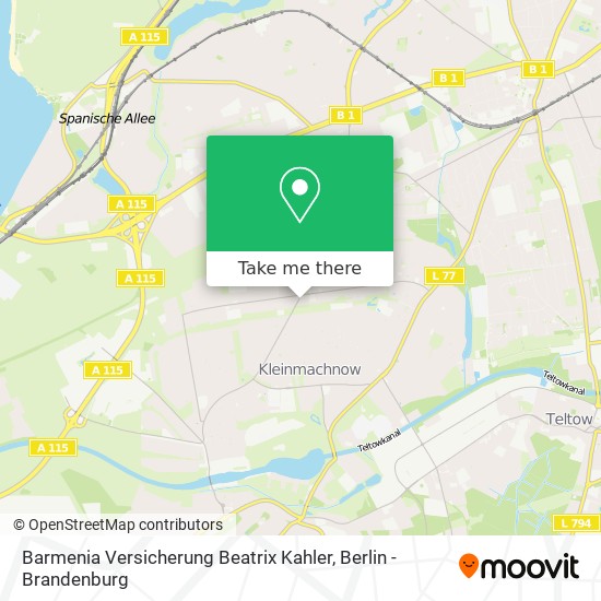 Barmenia Versicherung Beatrix Kahler map
