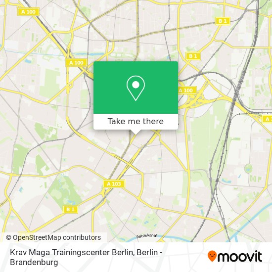 Krav Maga Trainingscenter Berlin map