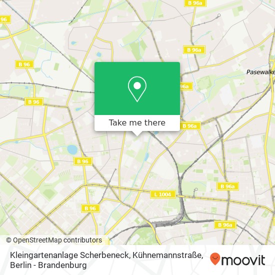 Kleingartenanlage Scherbeneck, Kühnemannstraße map