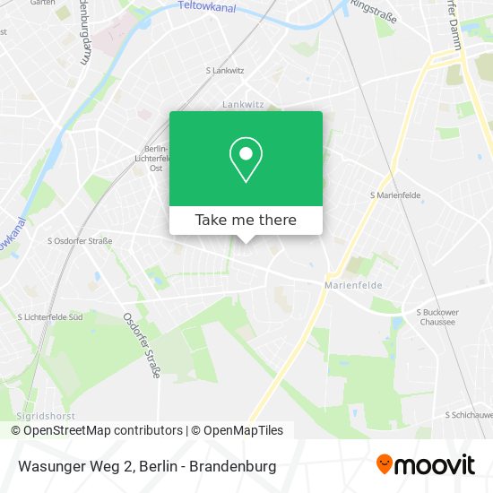 Wasunger Weg 2 map