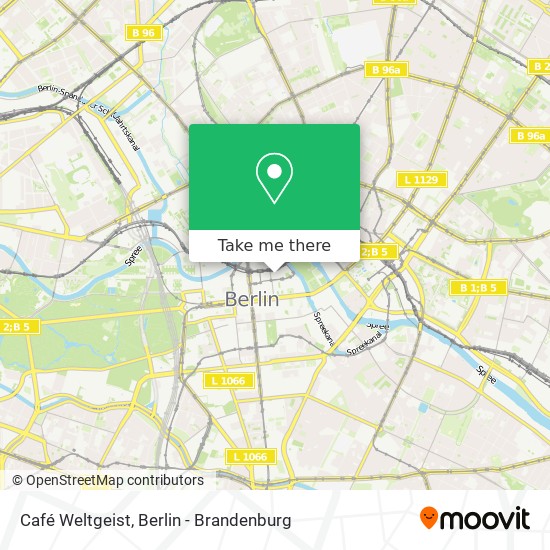 Café Weltgeist map