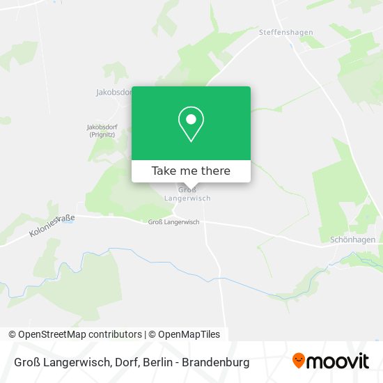 Groß Langerwisch, Dorf map