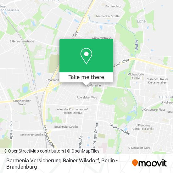 Barmenia Versicherung Rainer Wilsdorf map