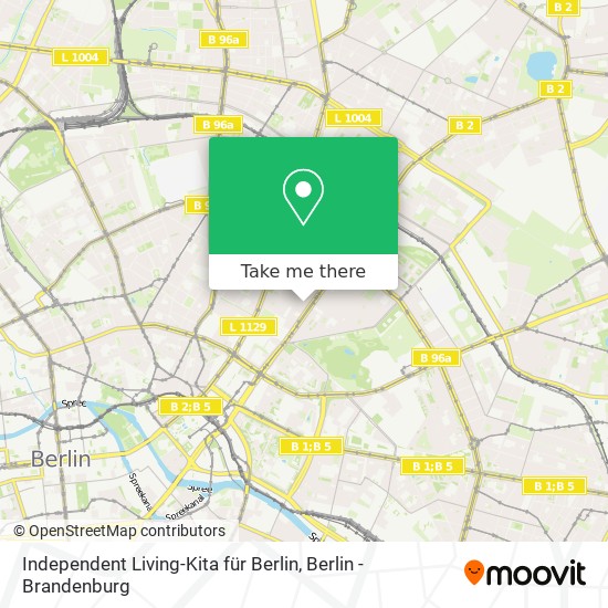 Independent Living-Kita für Berlin map