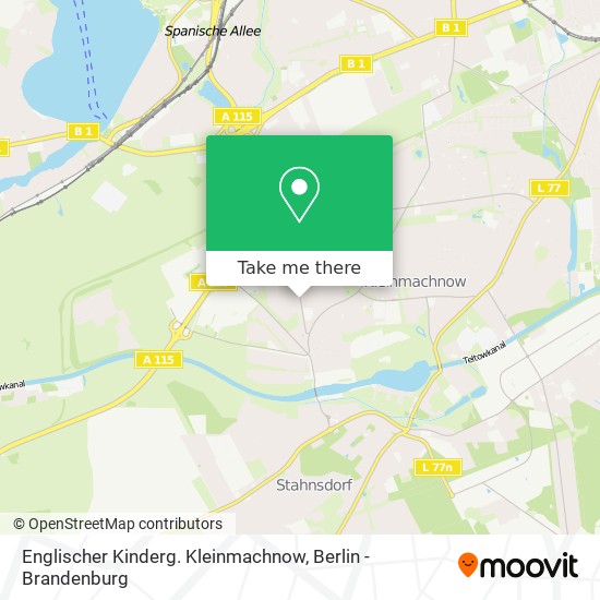 Englischer Kinderg. Kleinmachnow map