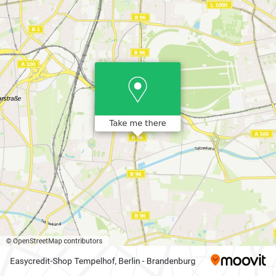 Easycredit-Shop Tempelhof map