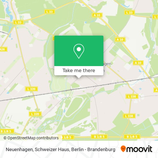 Neuenhagen, Schweizer Haus map