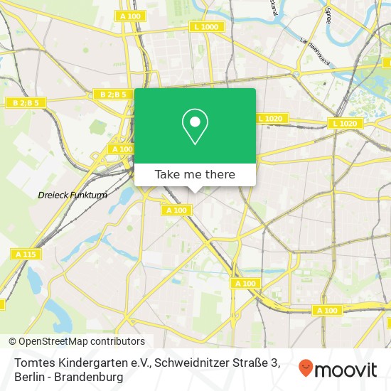 Tomtes Kindergarten e.V., Schweidnitzer Straße 3 map