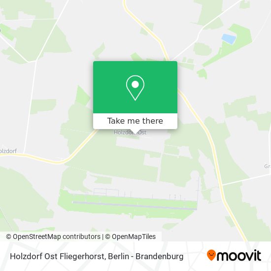 Holzdorf Ost Fliegerhorst map