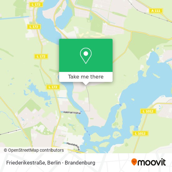 Friederikestraße map