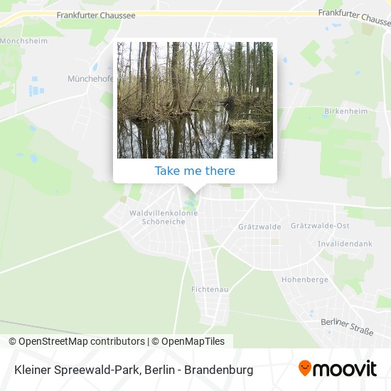 Карта Kleiner Spreewald-Park