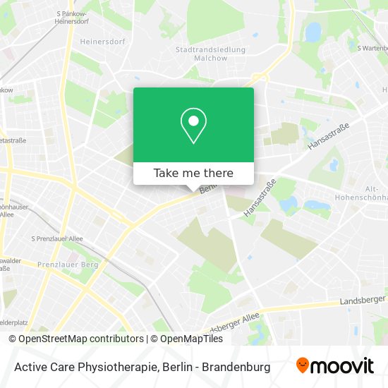 Active Care Physiotherapie map