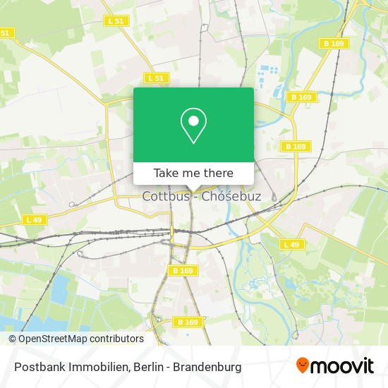 Postbank Immobilien map