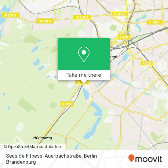 Seaside Fitness, Auerbachstraße map