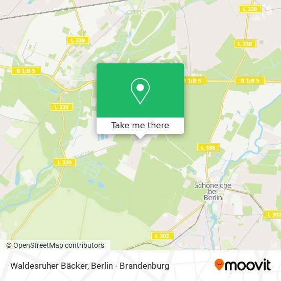 Waldesruher Bäcker map