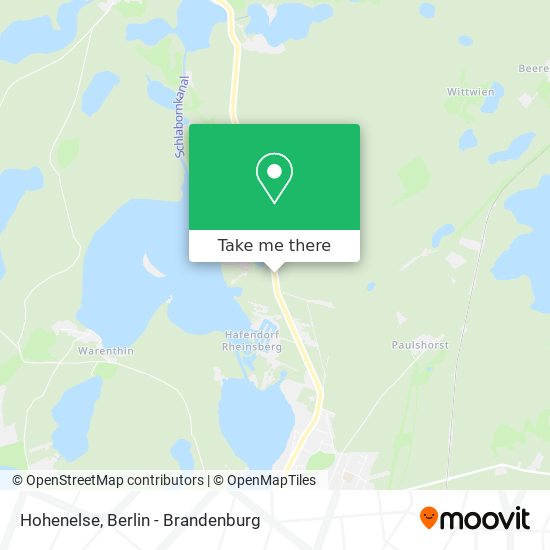 Hohenelse map