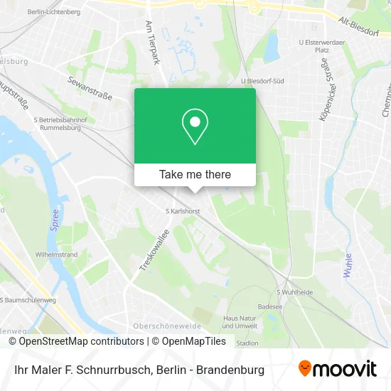 Карта Ihr Maler F. Schnurrbusch