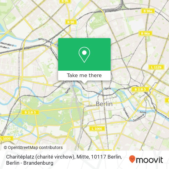 Charitéplatz (charité virchow), Mitte, 10117 Berlin map