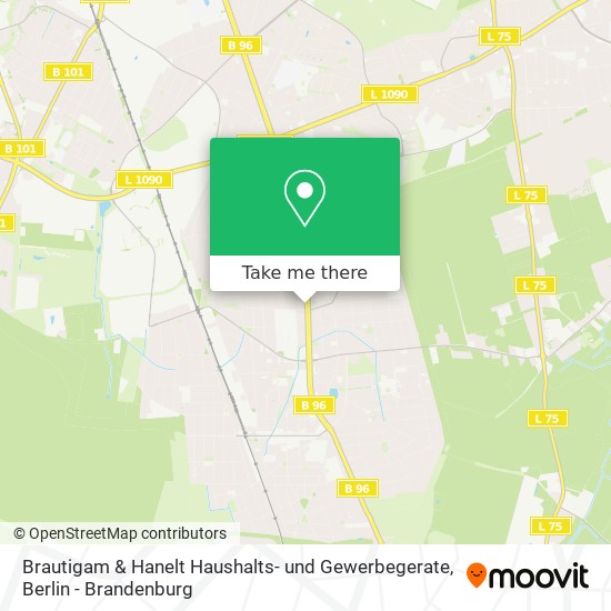 Brautigam & Hanelt Haushalts- und Gewerbegerate map