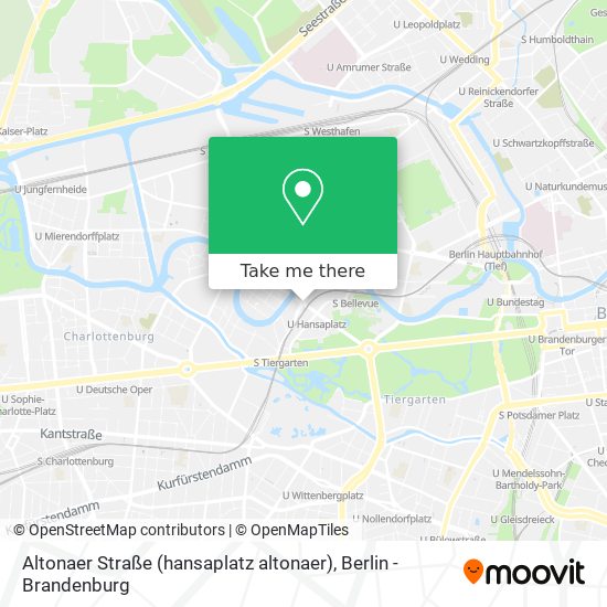 Altonaer Straße (hansaplatz altonaer) map