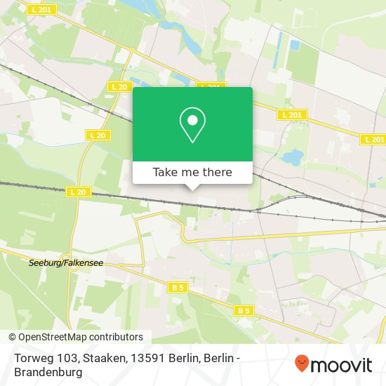 Torweg 103, Staaken, 13591 Berlin map