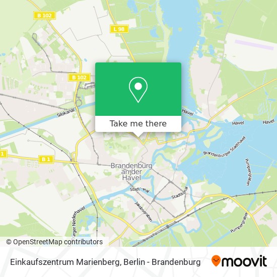 Карта Einkaufszentrum Marienberg