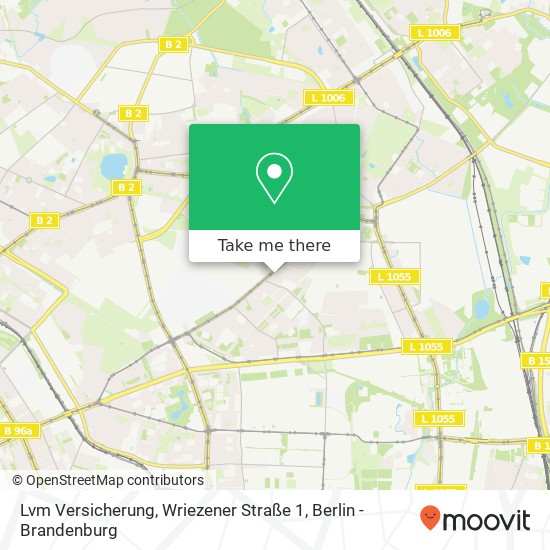 Lvm Versicherung, Wriezener Straße 1 map