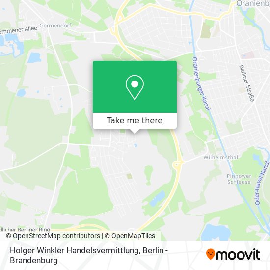 Карта Holger Winkler Handelsvermittlung