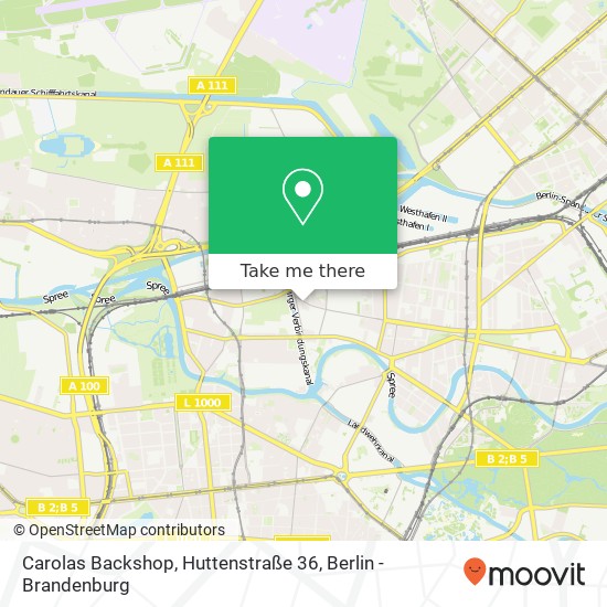 Carolas Backshop, Huttenstraße 36 map