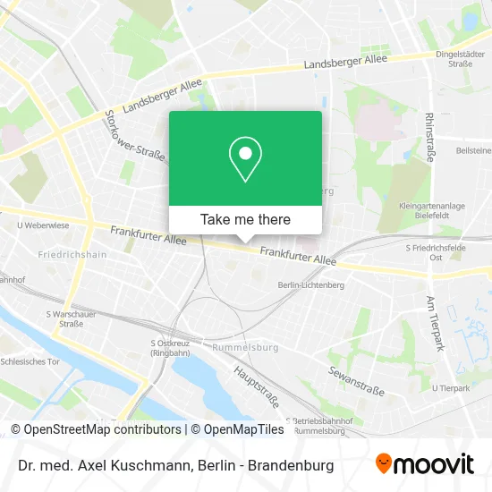 Dr. med. Axel Kuschmann map