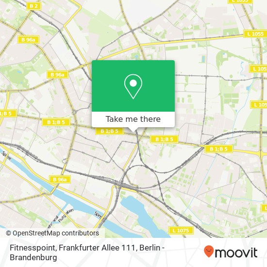 Fitnesspoint, Frankfurter Allee 111 map