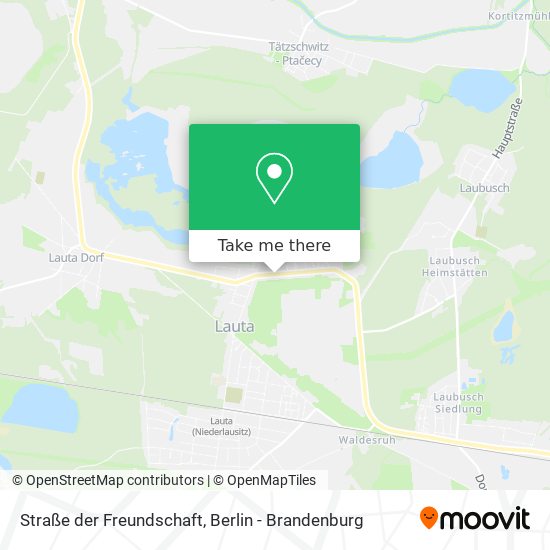 Straße der Freundschaft map