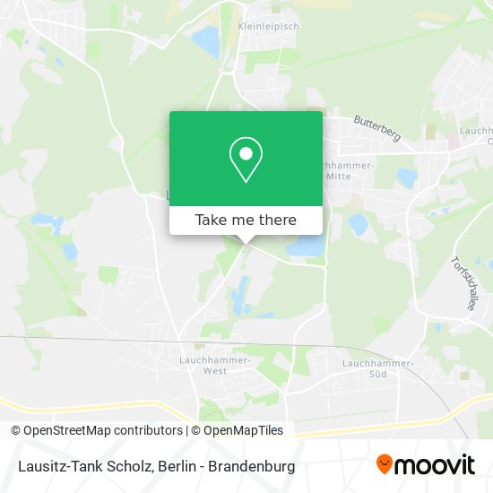 Lausitz-Tank Scholz map