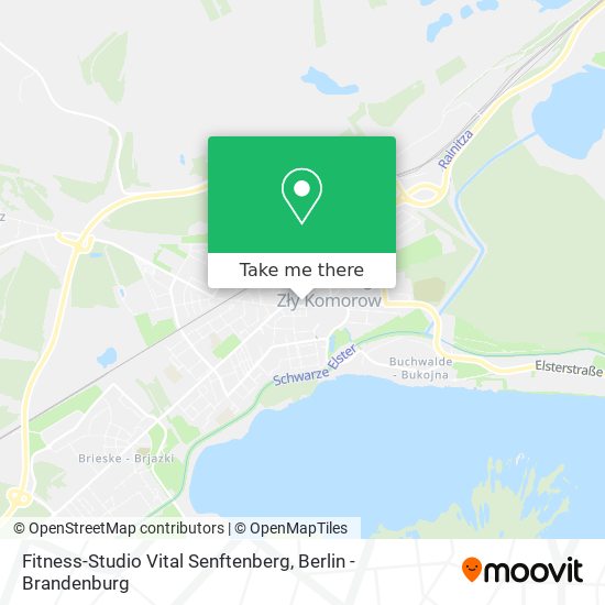 Fitness-Studio Vital Senftenberg map