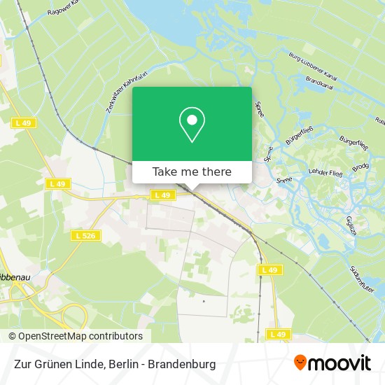 Карта Zur Grünen Linde