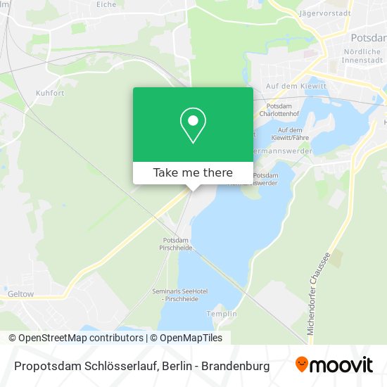 Карта Propotsdam Schlösserlauf