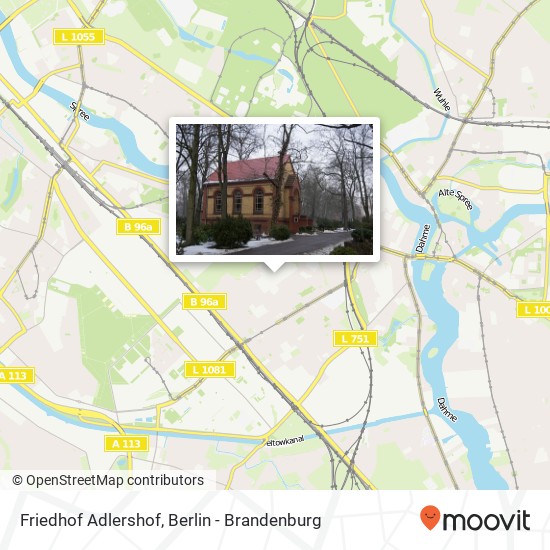 Friedhof Adlershof map