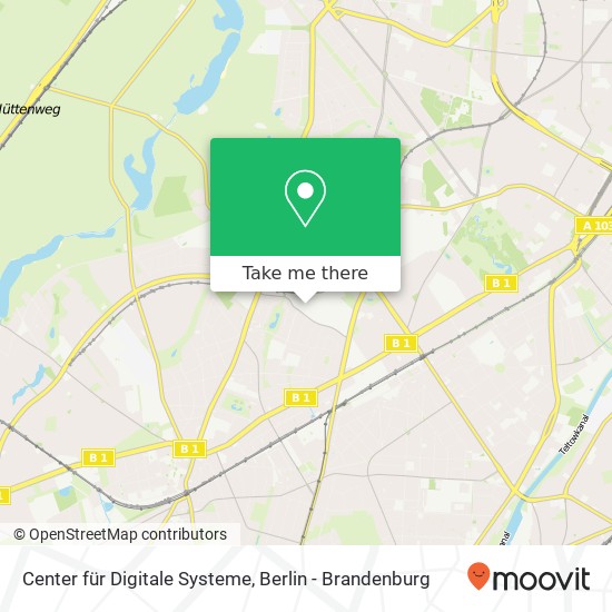 Center für Digitale Systeme map