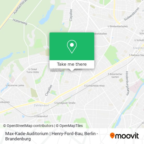 Карта Max-Kade-Auditorium | Henry-Ford-Bau