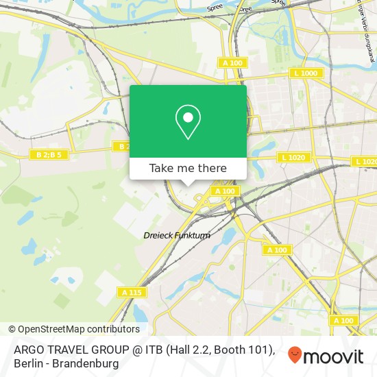 ARGO TRAVEL GROUP @ ITB (Hall 2.2, Booth 101) map