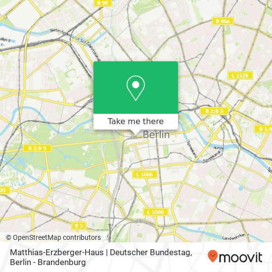 Matthias-Erzberger-Haus | Deutscher Bundestag map