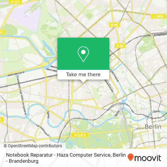 Notebook Reparatur - Haza Computer Service map