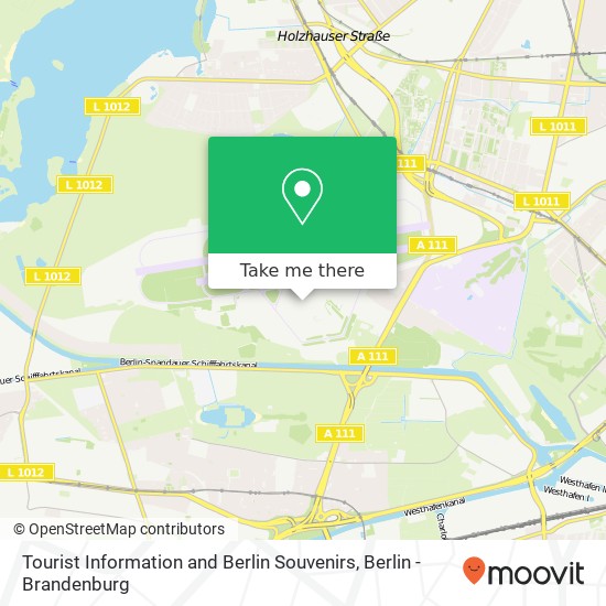 Tourist Information and Berlin Souvenirs map