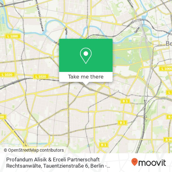 Profandum Alisik & Erceli Partnerschaft Rechtsanwälte, Tauentzienstraße 6 map