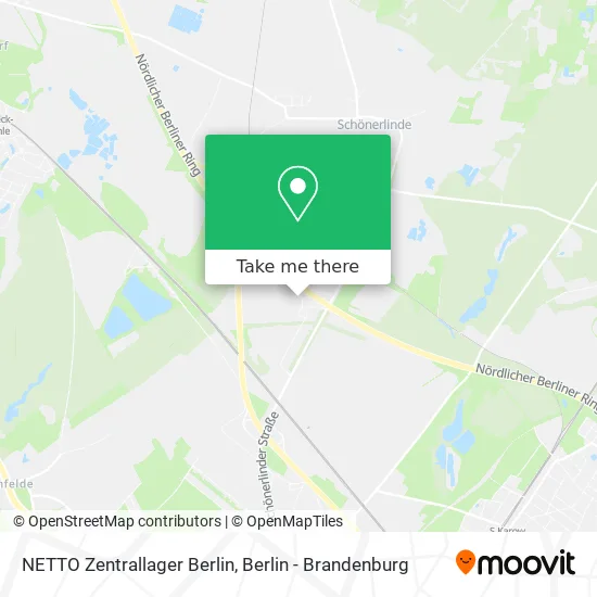 Карта NETTO Zentrallager Berlin