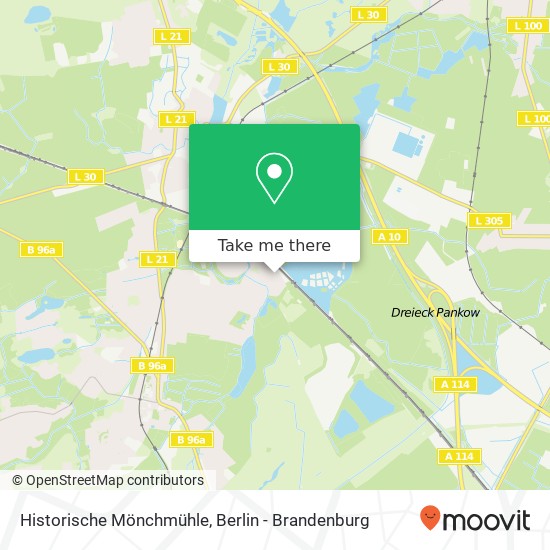 Historische Mönchmühle map