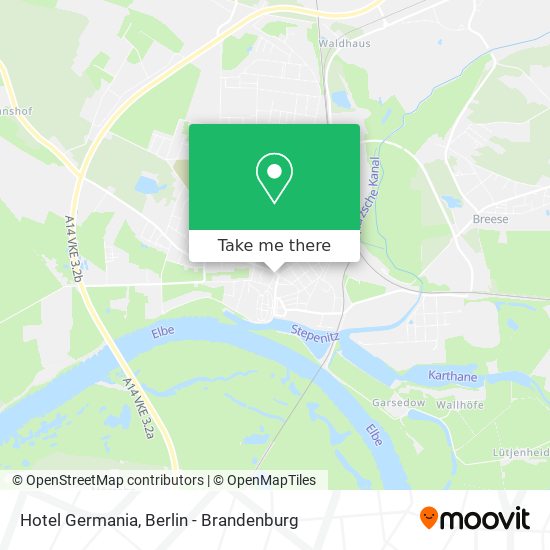 Hotel Germania map