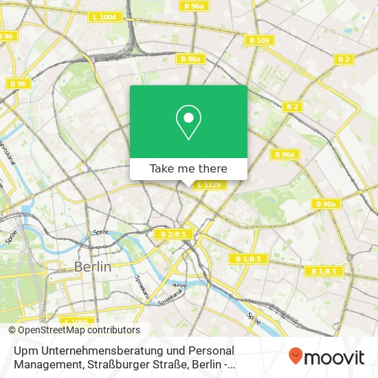 Upm Unternehmensberatung und Personal Management, Straßburger Straße map