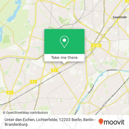 Unter den Eichen, Lichterfelde, 12203 Berlin map